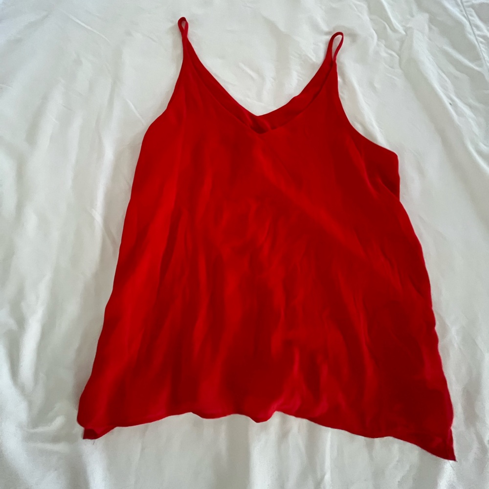 Vibrant Red tank Top